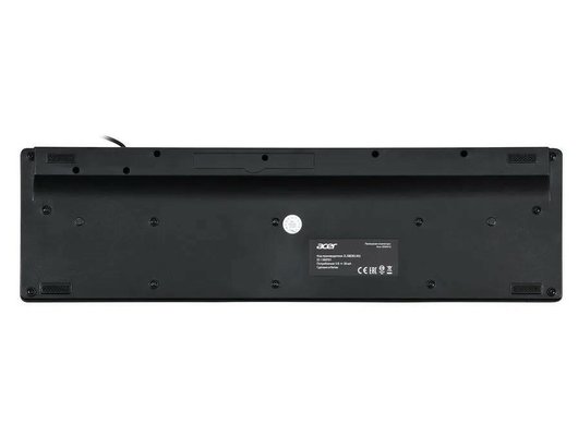 Клавиатура проводная Acer OKW010 черный slim (ZL.KBDEE.002)